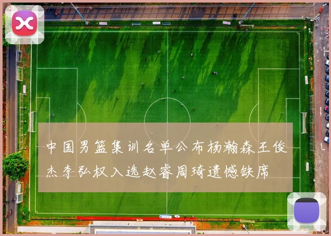 中国男篮集训名单公布杨瀚森王俊杰李弘权入选赵睿周琦遗憾缺席